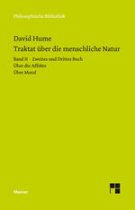 ISBN 9783787324361: Ein Traktat über die menschliche Natur. Teilband 2 – Buch II. Über die Affekte. Buch III. Über Moral