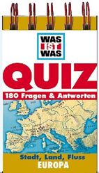 ISBN 9783788607739: Was ist was, Quizblock, Stadt, Land, Fluß - Europa (WAS IST WAS Quizblöcke)