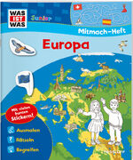 ISBN 9783788675776: WAS IST WAS Junior Mitmach-Heft. Europa. – Spiele, Rätsel, Sticker