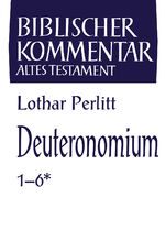 ISBN 9783788727239: Perlitt, L: Deuteronomium (1-6*)