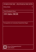 100 Jahre BGB – Vortragsreihe der Juristischen Gesellschaft Hagen