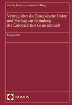 Vertrag über die Europäische Union und Vertrag zur Gründung der Europäischen Gemeinschaft - Kommentar