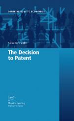 ISBN 9783790828252: The Decision to Patent