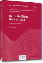 ISBN 9783791040165: Der mündliche Kurzvortrag – Prüfung 2017/2018