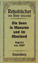ISBN 9783792103920: Masurischen Seen und Seen im Oberland. Reprint von 1927. Ein Reiseführer von Dr. Max Simoneit. Dem Führer sind beigefügt: Eine Verkehrskarte des gesamten Seengebietes; eine Situationskarte; Krutinnen; neun Bilder masurischer Landschaften; zwei Faksimiles; ein Verzeichnis der Jugensherbergen des Seengebietes.