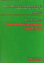 ISBN 9783793871651: Unternehmenskultur und Ethik