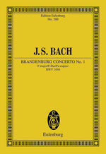 ISBN 9783795761967: Brandenburgisches Konzert Nr. 1 F-Dur – BWV 1046. 2 Hörner, 3 Oboen, Fagott, Streicher und Basso continuo. Studienpartitur.