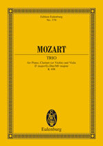 ISBN 9783795766054: Trio Es-Dur – "Kegelstatt-Trio". KV 498. Klavier, Klarinette und Viola. Studienpartitur.