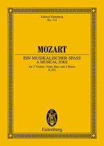 ISBN 9783795766948: Ein musikalischer Spaß F-Dur – "Dorfmusikanten-Sextett". KV 522. 2 Hörner und Streichquartett. Studienpartitur.