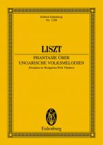 ISBN 9783795771249: Phantasie über Ungarische Volksmelodien: Orchester. Studienpartitur. (Eulenbu...