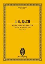 ISBN 9783795771850: Musikalisches Opfer - BWV 1079. Kammerorchester. Studienpartitur.