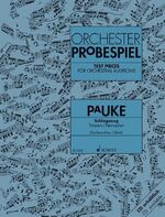 ISBN 9783795797324: Orchester-Probespiel Pauke / Schlagzeug