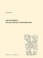 ISBN 9783796533006: Jubiläumsreden zum 525-jährigen Firmenbestehen – Gehalten an der Feier am 6. September 2013 im Ackermannshof in Basel