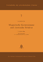 ISBN 9783798502888: Magnetische Kernresonanz und Chemische Struktur