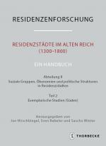 ISBN 9783799545426: Residenzstädte im Alten Reich (1300-1800). Ein Handbuch