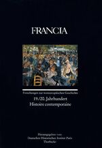 ISBN 9783799572620: Francia - 19./20. Jahrhundert - Histoire contemporaine