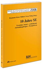 ISBN 9783800516070: 10 Jahre SE - Erreichter Stand - verbleibende Anwendungsfragen - Perspektiven