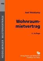 ISBN 9783800543267: Wohnraummietvertrag