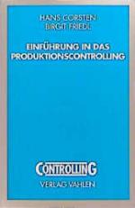 ISBN 9783800623228: Einführung in das Produktionscontrolling