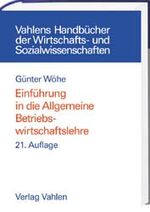 ISBN 9783800628650: Einführung in die Allgemeine Betriebswirtschaftslehre