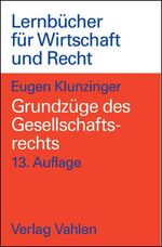 ISBN 9783800630776: Grundzüge des Gesellschaftsrechts