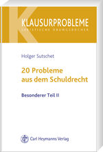 ISBN 9783800641161: 20 Probleme aus dem Schuldrecht - Besonderer Teil II