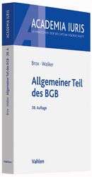 ISBN 9783800648184: Allgemeiner Teil des BGB