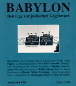 Babylon / Babylon 4 - Beiträge zur jüdischen Gegenwart