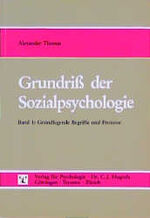 Grundriss der Sozialpsychologie - Grundlegende Begriffe und Prozesse