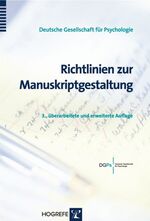 ISBN 9783801720445: Richtlinien zur Manuskriptgestaltung