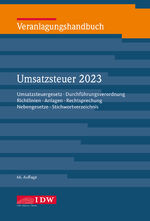 ISBN 9783802129438: Veranlagungshandbuch Umsatzsteuer 2023, 66. A.