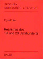 ISBN 9783804404816: Realismus des 19. und 20. Jahrhunderts