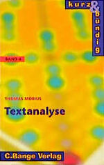 ISBN 9783804414372: Textanalyse