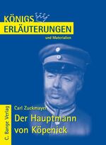 ISBN 9783804417083: Königs Erläuterungen und Materialien, Bd.150, Der Hauptmann von Köpenick