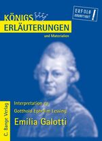 Erläuterungen zu Gotthold Ephraim Lessing, Emilia Galotti