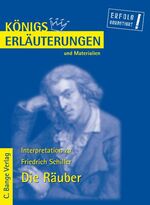 ISBN 9783804417496: Königs Erläuterungen und Materialien, Bd.28, Die Räuber