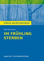 ISBN 9783804420601: Im Frühling sterben von Ralf Rothmann