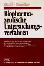 ISBN 9783804713222: Biopharmazeutische Untersuchungsverfahren