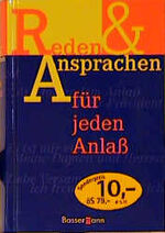 ISBN 9783809410133: Reden und Ansprachen