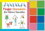 ISBN 9783809433477: Fingerstempeln für kleine Künstler-Set – Buch und 8 Stempelkissen.