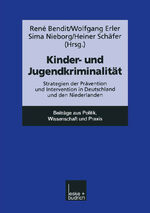 Kinder- und Jugendkriminalität - Strategien der Prävention und Intervention in Deutschland und den Niederlanden