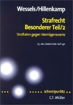 ISBN 9783811408289: Strafrecht Besonderer Teil 2 - Straftaten gegen Vermögenswerte