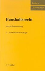 Haushaltsrecht – Vorschriftensammlung