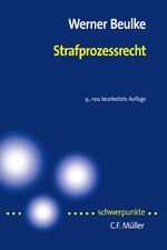 ISBN 9783811480339: Strafprozessrecht. von / Schwerpunkte ; Bd. 20