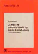 ISBN 9783814541280: Vermögensauseinandersetzung bei der Ehescheidung