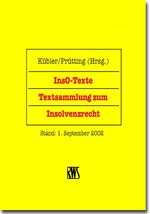 ISBN 9783814581354: InsO-Texte