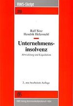 ISBN 9783814593180: Unternehmensinsolvenz – Abwicklung und Liquidation