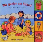 Wir spielen am Strand