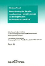 ISBN 9783816930853: Bestimmung der Anteile von Antriebs-, Umströmungs- und Rollgeräusch im Innenraum von Pkw