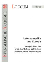 ISBN 9783817209033: Lateinamerika und Europa - Perspektiven der wirtschaftlichen, politischen und kulturellen Beziehungen